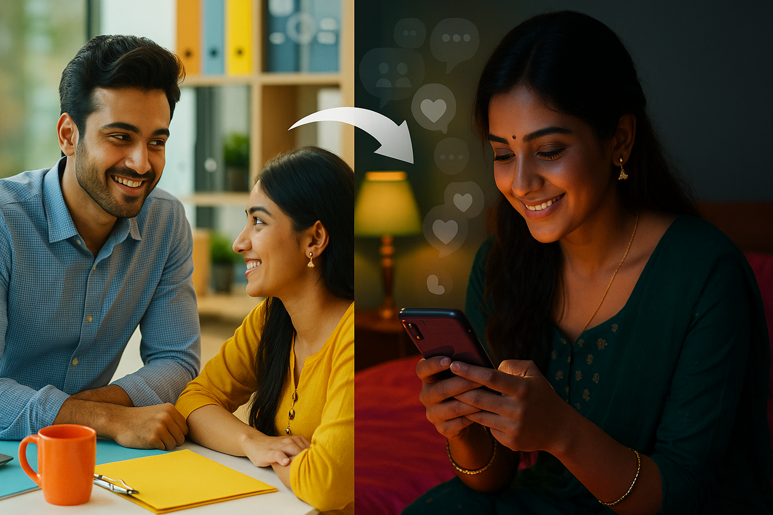 ఆఫీస్ నవ్వు ఎలా మ్యాజిక్ స్టార్ట్ అవుతుంది?