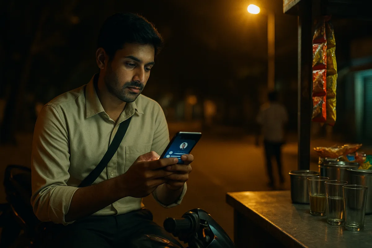 "ప్రొఫైల్ బయో మార్చడాన్ని చూసి ఓవర్‌తింక్ చేస్తున్న యువకుడు"