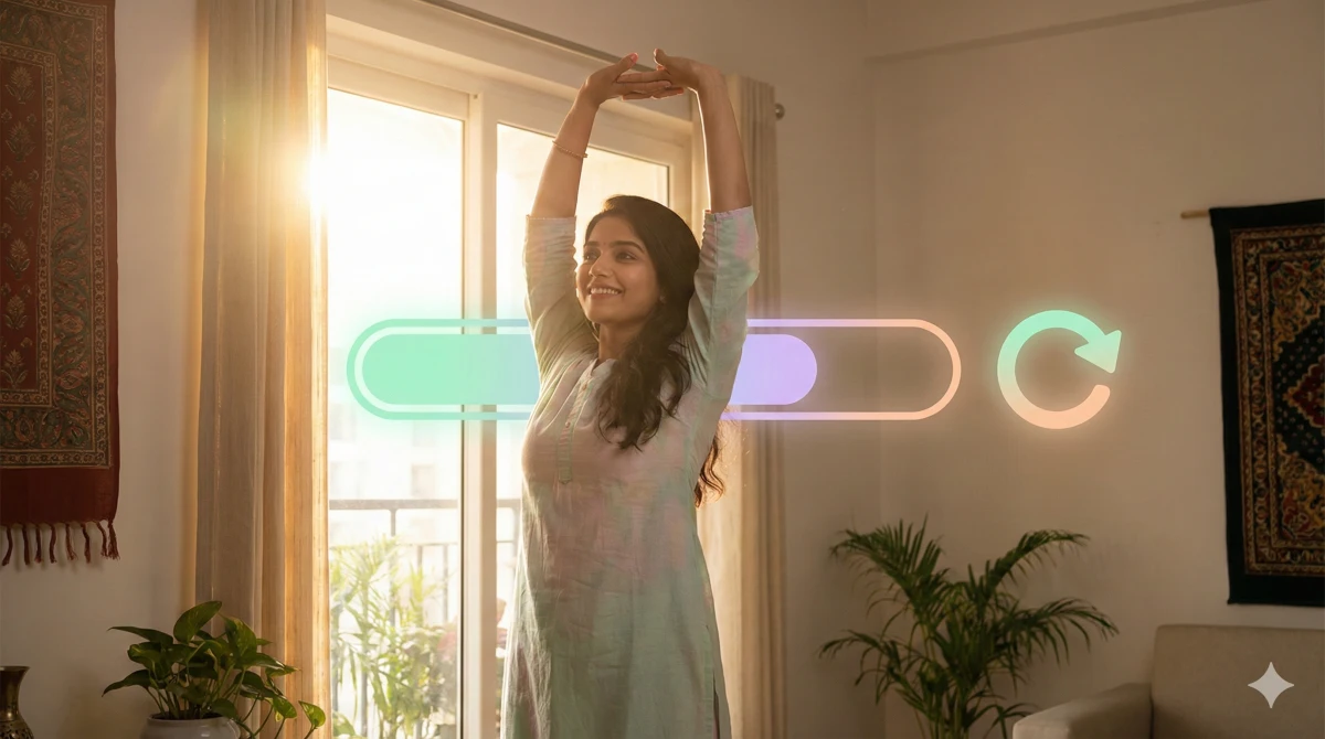 “జీవితం రీసెట్ బటన్ ఉంటే బాగుండుని అనిపించే ఉదయాలు…”